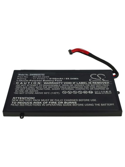 Mobiltelefon akkumulátor Razer RC30-0220 - 6100 mAh 11,4 V Li-polimer - Okostelefon akkumulátor