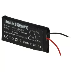   VHBW Huawei HB351329ECW Smartwatch Battery - 100mAh, 3.82V, Li-polymer