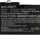 VHBW Notebook akkumulátor  Asus 0B200-03680300, C31N1912 - 3400 mAh 11,55 V Li-polymer