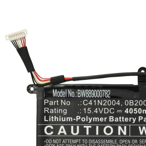 VHBW Notebook akkumulátor  Asus 0B200-03790000, UX482 BAT, C41N2004 - 4050 mAh 15,4 V Li-polymer