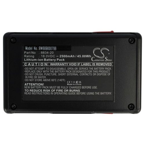 Gardena 8834-20 Fűnyíró Akkumulátor - 2500 mAh 18 V Li-Ion, Fekete/Piros