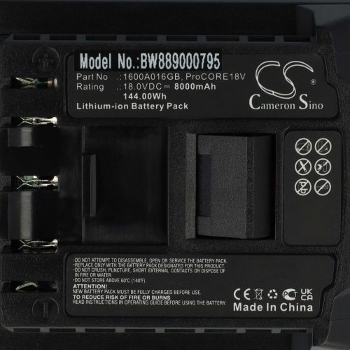 VHBW Electric Hand Tool Battery Bosch 1600A016GB, ProCORE18V - 8000 mAh, 18 V, Li-Ion