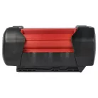 VHBW Bosch Lawn Mower Battery 2 607 336 173, 1600A0022N - 3000 mAh 36 V Li-Ion, Black/Red