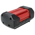 VHBW Bosch Lawn Mower Battery 2 607 336 173, 1600A0022N - 3000 mAh 36 V Li-Ion, Black/Red