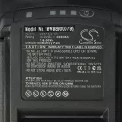 VHBW Bosch Lawn Mower Battery 2 607 336 173, 1600A0022N - 3000 mAh 36 V Li-Ion, Black/Red