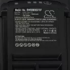 VHBW Bosch Lawn Mower Battery 2 607 336 173, 1600A0022N - 5000 mAh 36 V Li-Ion, Black/Red
