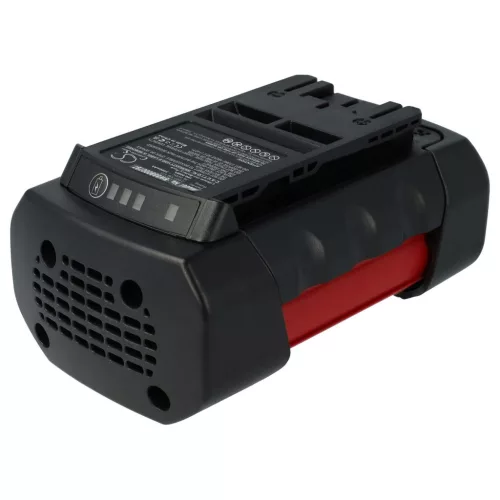VHBW Bosch Lawn Mower Battery 2 607 336 173, 1600A0022N - 5000 mAh 36 V Li-Ion, Black/Red