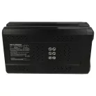 VHBW Greenworks GL500, GL600, G82B25, GL250, GL400 Battery Lawn Mower - 4000 mAh 82 V Li-Ion, Black