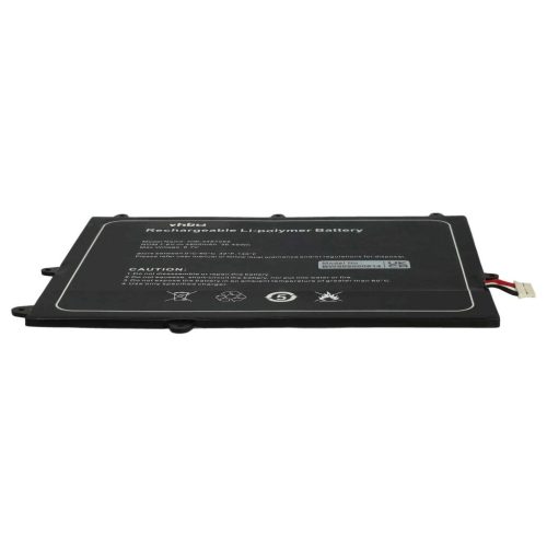 VHBW Notebook akkumulátor Trekstor 3487265P, HW-3487265, TH116A - 4800 mAh 7,6 V Li-polimer