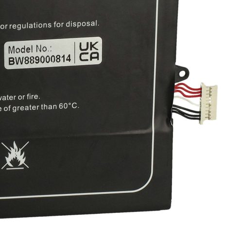 VHBW Notebook akkumulátor Trekstor 3487265P, HW-3487265, TH116A - 4800 mAh 7,6 V Li-polimer