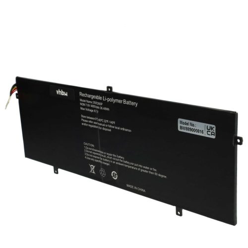 VHBW Notebook akkumulátor  Trekstor 3282122-2S, HW-3687265, P313R, P313 - 4800 mAh 7,6 V Li-polimer