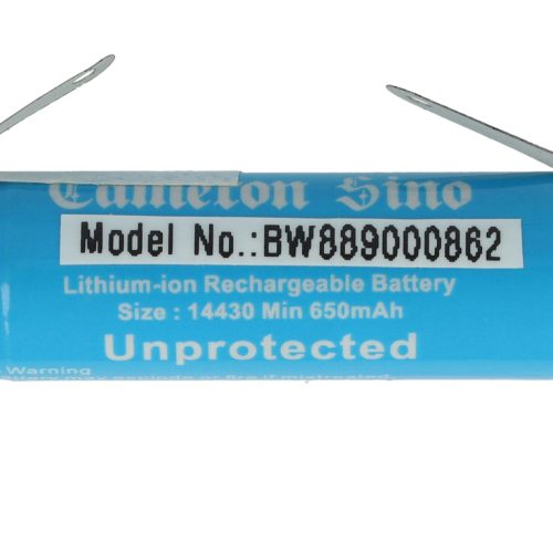 VHBW Reinigungsbürste Akku Philips 1607420908993 - 650 mAh 3,7 V Li-Ion