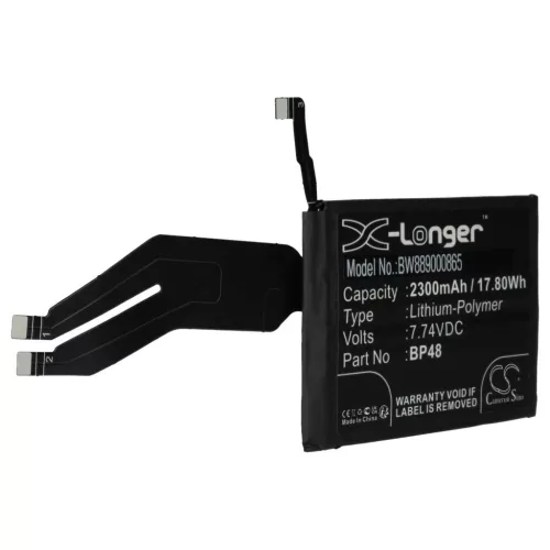VHBW Mobile Phone Battery for Xiaomi BP48 - 2300 mAh 7.74 V Li-Polymer