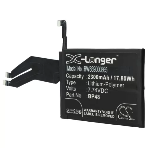 VHBW Mobile Phone Battery for Xiaomi BP48 - 2300 mAh 7.74 V Li-Polymer