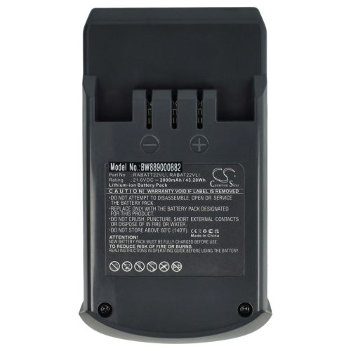 VHBW Akkumulátor - 2000 mAh, 21,6 V, Li-Ion
