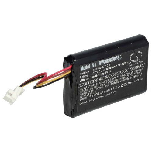 VHBW GPS Akku Garmin Zumo 590, 595 ersetzt 361-00077-00 - 1800 mAh 3,7 V Li-Ion