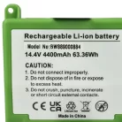 VHBW Akku iRobot 4650994 - 4400 mAh, 14,4 V, Li-Ion