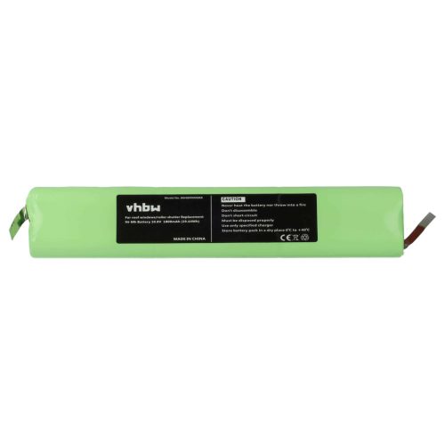 VHBW Roller Shutter Battery Velux 946987, 946930, 946933 - 1800 mAh 10.8 V NiMH