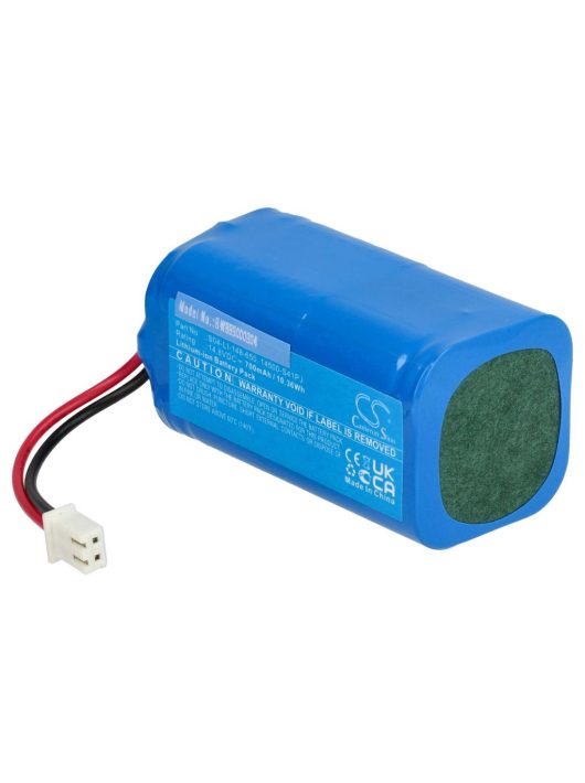 Akkumulátor Ecovacs 201-1907-0302, 201-2005-0022, 14500-S41PJ - 700 mAh-hoz, 14,8 V, Li-Ion