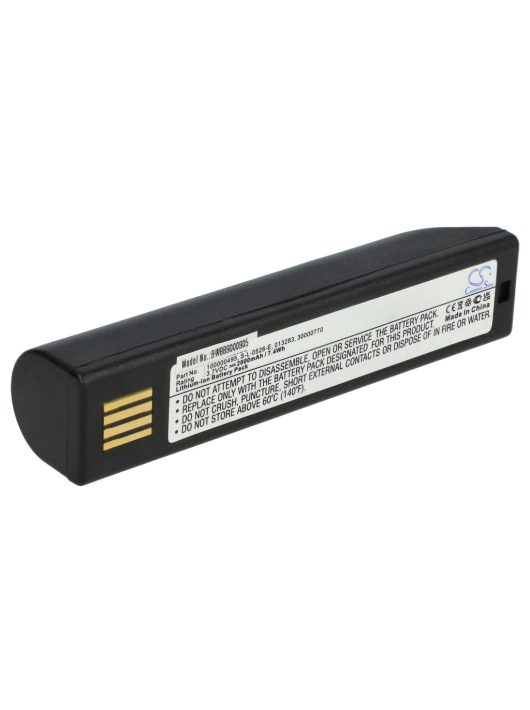 Honeywell Vonalkód Olvasó POS Akkumulátor 100006732, 013283, 100000495 - 2000mAh 3,7V Li-Ion