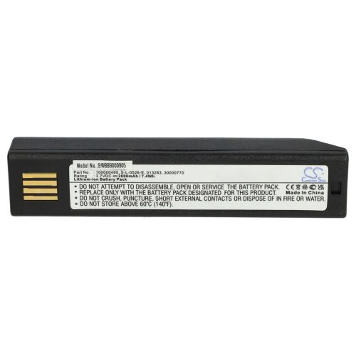 VHBW Honeywell Barcode Reader POS Battery 100006732, 013283, 100000495 - 2000mAh 3.7V Li-Ion