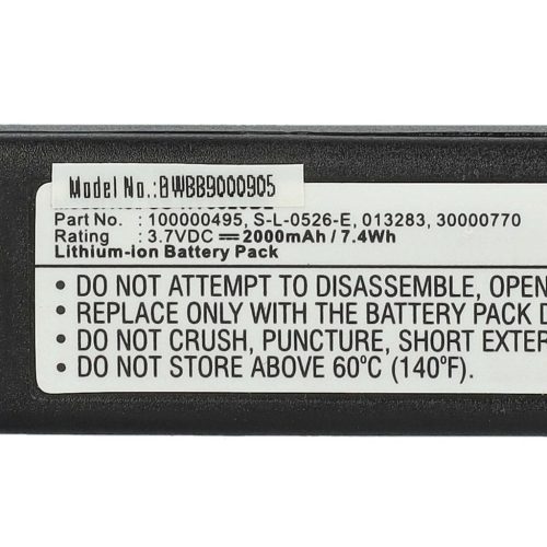 VHBW Honeywell Barcode Reader POS Battery 100006732, 013283, 100000495 - 2000mAh 3.7V Li-Ion