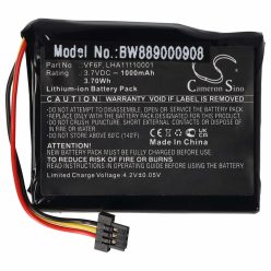 VHBW GPS Akku LHA11110001, VF6F - 1000 mAh 3,7 V Li-Ion