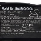 VHBW GPS Akku LHA11110001, VF6F - 1000 mAh 3,7 V Li-Ion