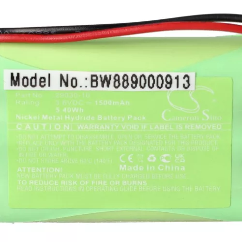 VHBW Baby Monitor Battery for Summer Infant 29030-10 - 1500 mAh 3.6 V NiMH