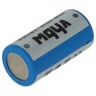 VHBW Akku 16340, DL123A, CR123R, CR17335, EL123AP, K123LA, CR17345, CR123A - 700 mAh 3,6 V Li-Ion