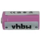 VHBW Universal Battery 16340, DL123A, CR123R, CR17335, EL123AP, CR17345, CR123A - 800 mAh 3.6 V Li-Ion