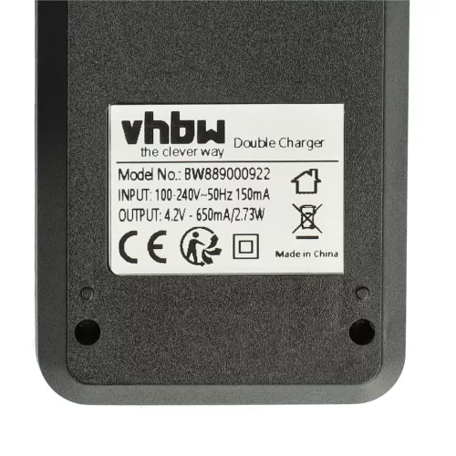 VHBW Battery Charger CR123A - 4.2 V / 0.65 A