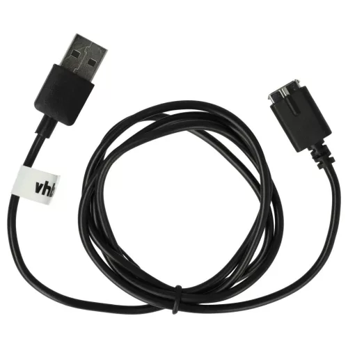 VHBW Polar M430 Charging Cable - USB, 100 cm, Black