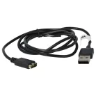 VHBW Polar M430 Charging Cable - USB, 100 cm, Black