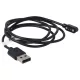 VHBW Umidigi 3, Willful 3 Fitness Tracker USB Ladekabel, 100 cm, Schwarz
