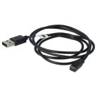 VHBW Umidigi 3, Willful 3 Fitness Tracker USB Charging Cable, 100 cm, Black