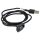 VHBW Fitbit Ace Fitness Tracker Charging Cable 3, 2 - USB, 100 cm, Black