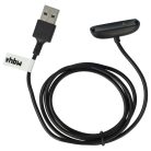 VHBW Fitbit Ace Fitness Tracker Charging Cable 3, 2 - USB, 100 cm, Black