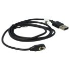 VHBW USB Charging Cable 2.5 mm Audio Connector, Aftershokz Aeropex, Black