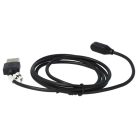 VHBW USB Charging Cable 2.5 mm Audio Connector, Aftershokz Aeropex, Black