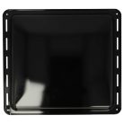 VHBW AEG 3423981020 Tray - 42.2 x 37.6 x 2 cm, Non-Stick Coating, Enamelled Black