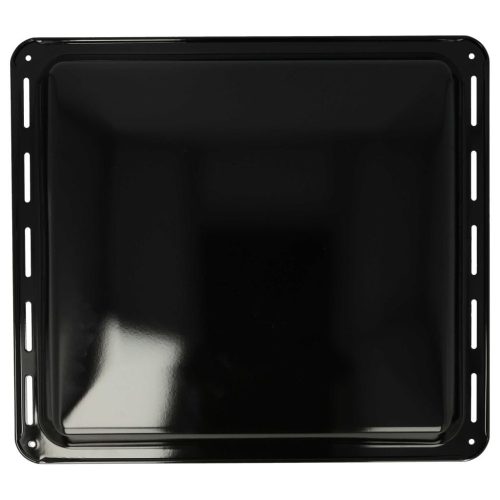 VHBW AEG 3423981020 Tray - 42.2 x 37.6 x 2 cm, Non-Stick Coating, Enamelled Black