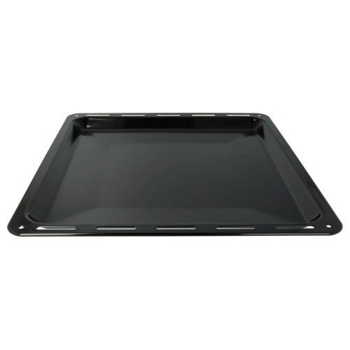 VHBW AEG 3423981020 Tray - 42.2 x 37.6 x 2 cm, Non-Stick Coating, Enamelled Black