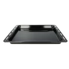 VHBW AEG 3423981020 Baking Tray - 42.2 x 37.6 x 4 cm, Non-Stick Coating, Enamelled Black