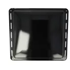 VHBW AEG 3423981020 Baking Tray - 42.2 x 37.6 x 4 cm, Non-Stick Coating, Enamelled Black