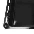 VHBW AEG 3423981020 Baking Tray - 42.2 x 37.6 x 4 cm, Non-Stick Coating, Enamelled Black