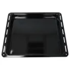 VHBW AEG 3423981020 Baking Tray - 42.2 x 37.6 x 4 cm, Non-Stick Coating, Enamelled Black