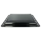 VHBW AEG 3423981020 Baking Tray - 42.2 x 37.6 x 4 cm, Non-Stick Coating, Enamelled Black