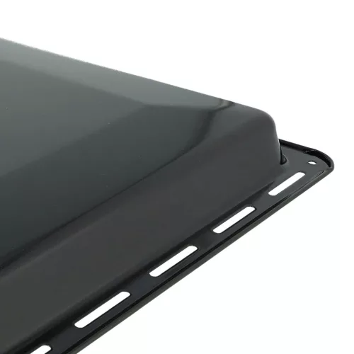 VHBW AEG 3423981020 Baking Tray - 42.2 x 37.6 x 4 cm, Non-Stick Coating, Enamelled Black