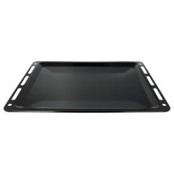   Bosch 1101433 Tepsi - 45,5 x 36,1 x 2 cm, Tapadásmentes Bevonat, Zománcozott Fekete